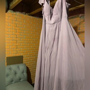 Azazie Lavender Maxi Dress